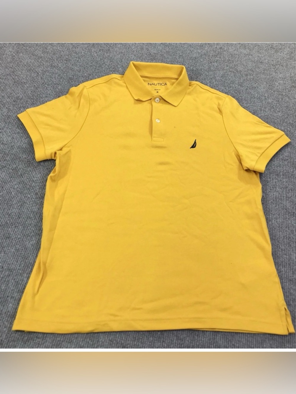 Nautica Men’s Gold Polo Shirt - Classic Short Sleeve*NWT* Size XL